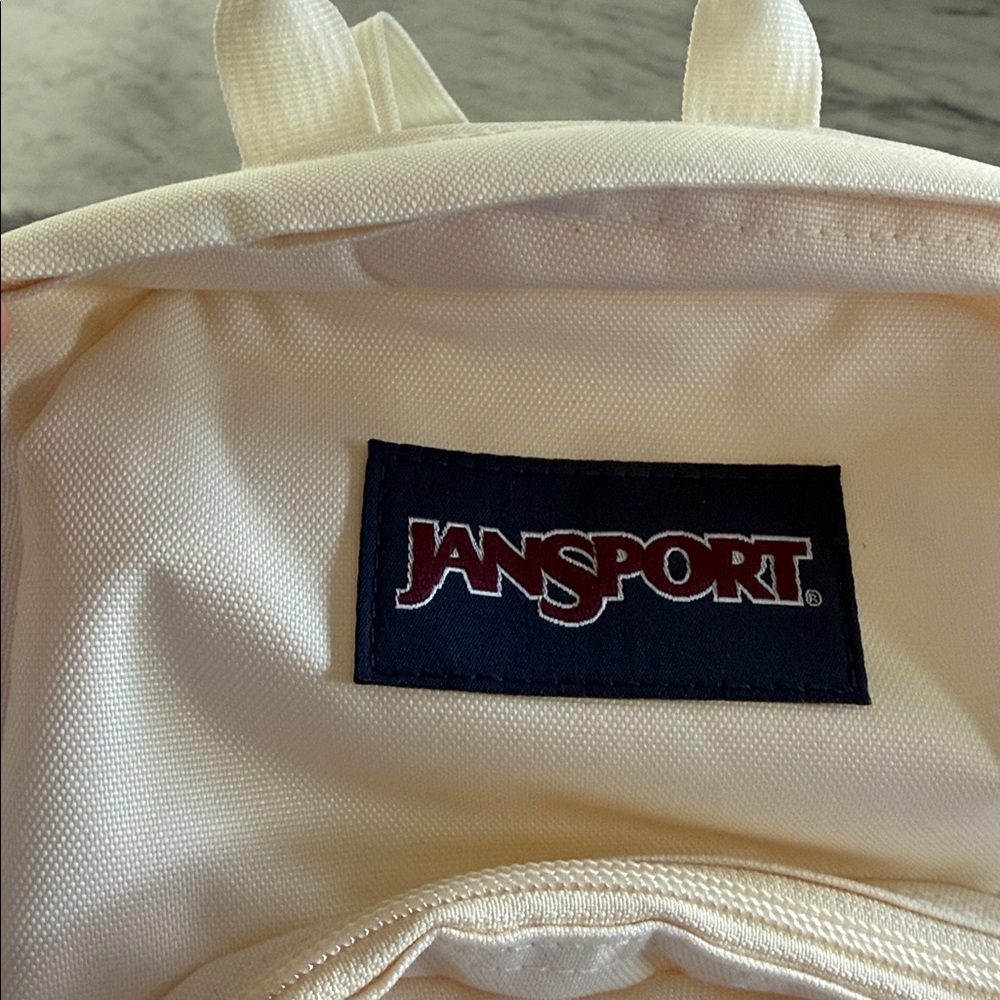JanSport Mini Cream Backpack - Picture 3 of 4